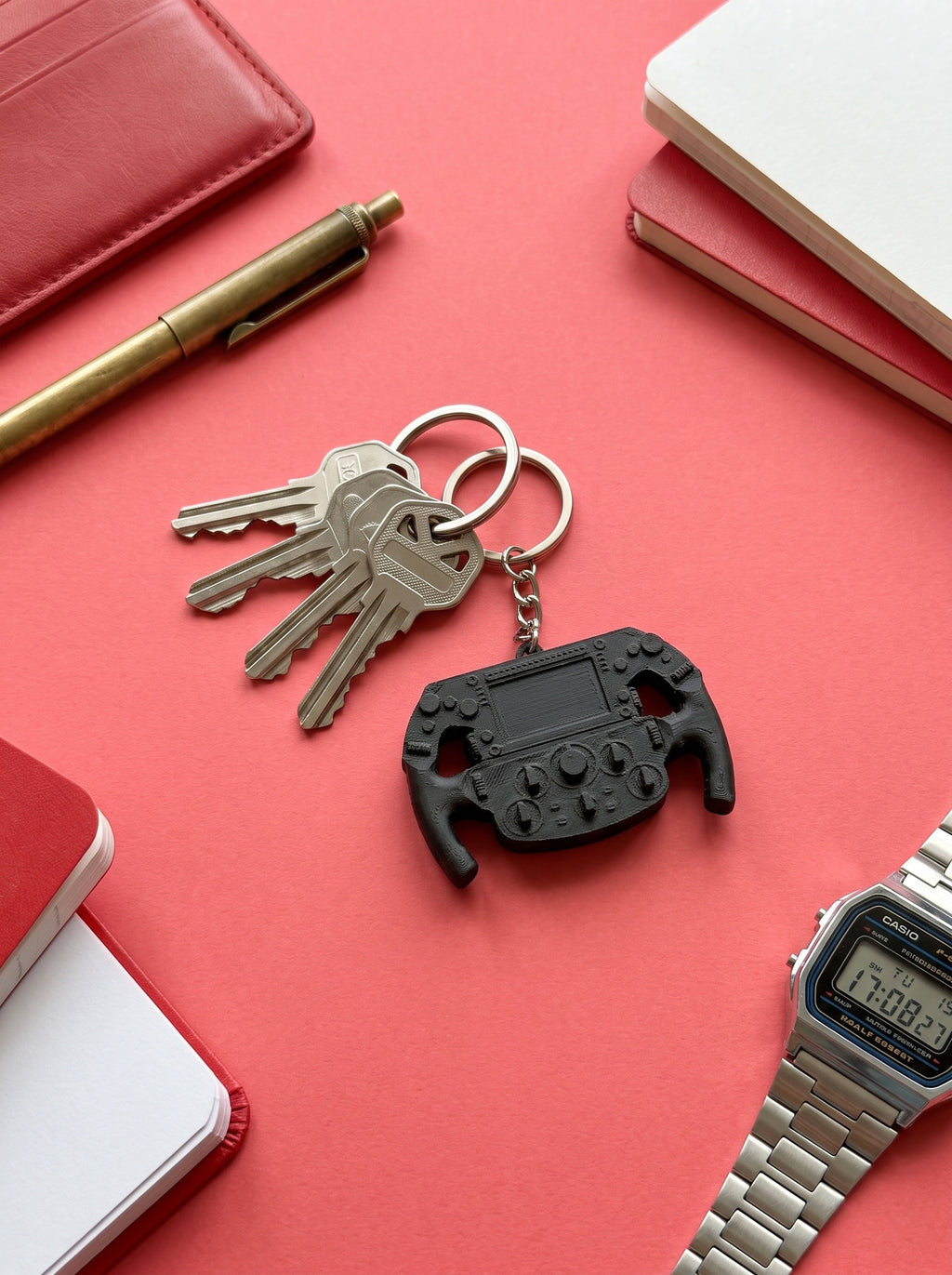 F1 Steering Wheel Keychain