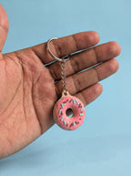 Glazed Donut Keychain