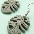 Green Leaf Earrings