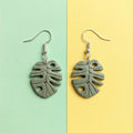 Green Leaf Earrings
