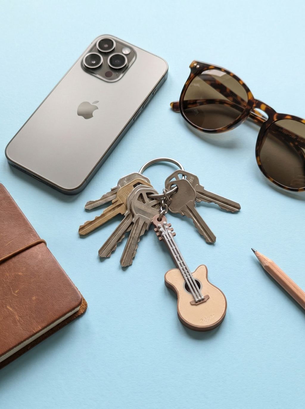 Guitar Keychain
