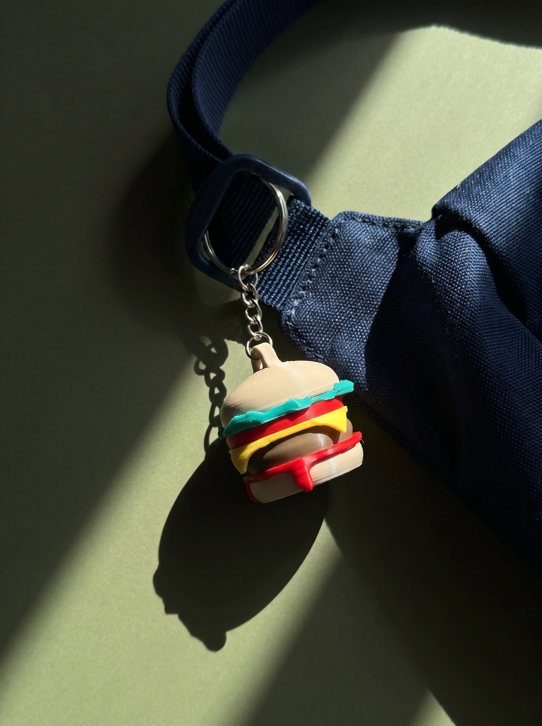 Hamburger Keychain