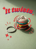 Hamburger Keychain