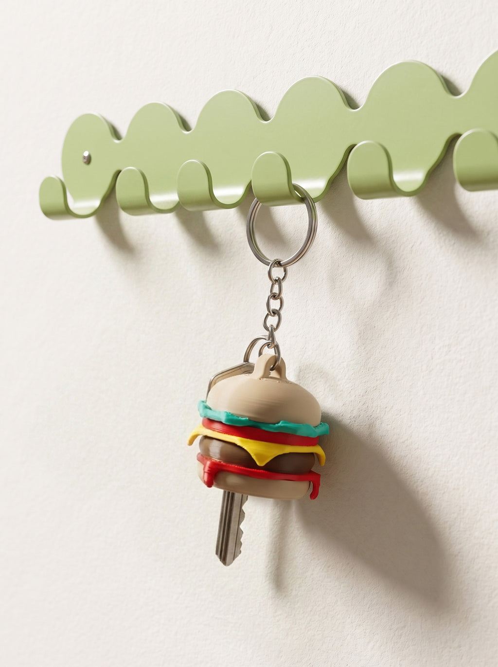 Hamburger Keychain
