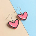 Heart Comic Earrings