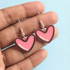 Heart Comic Earrings