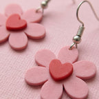 Heart Petal Earrings