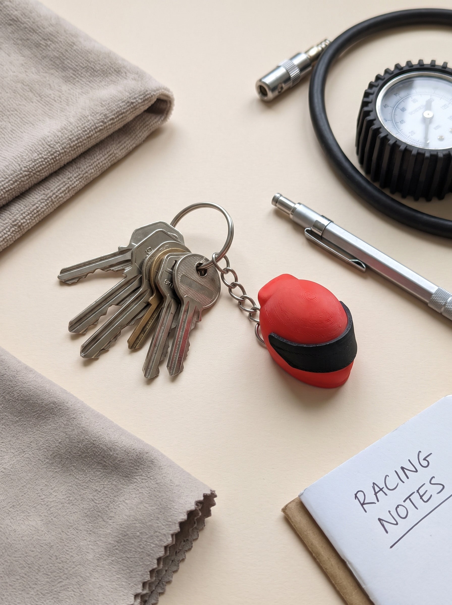 Helmet Keychain