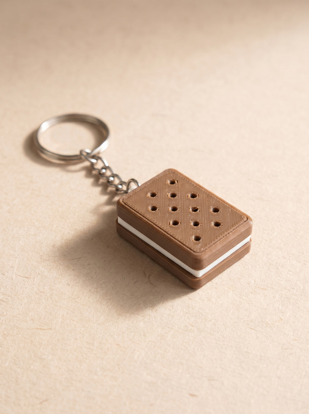 Ice Cream Sandwich Keychain