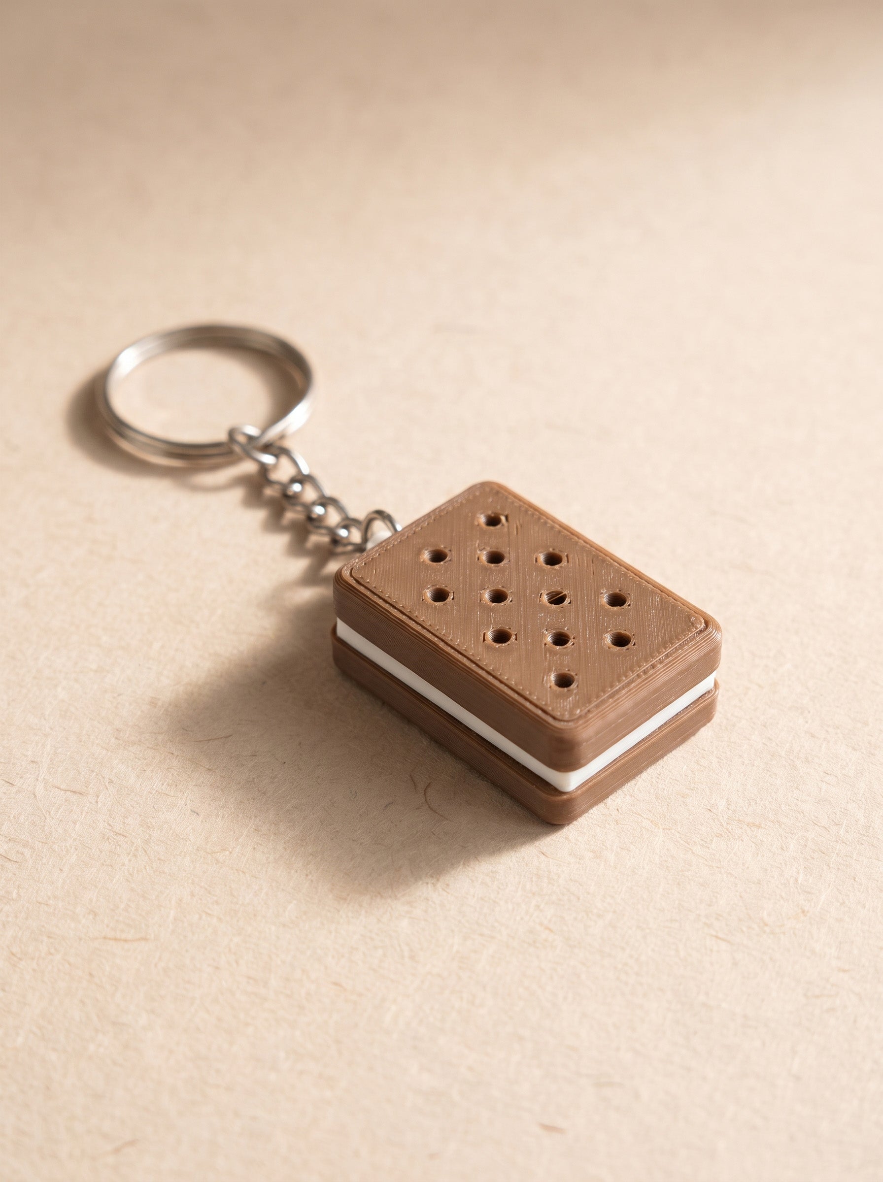 Ice Cream Sandwich Keychain