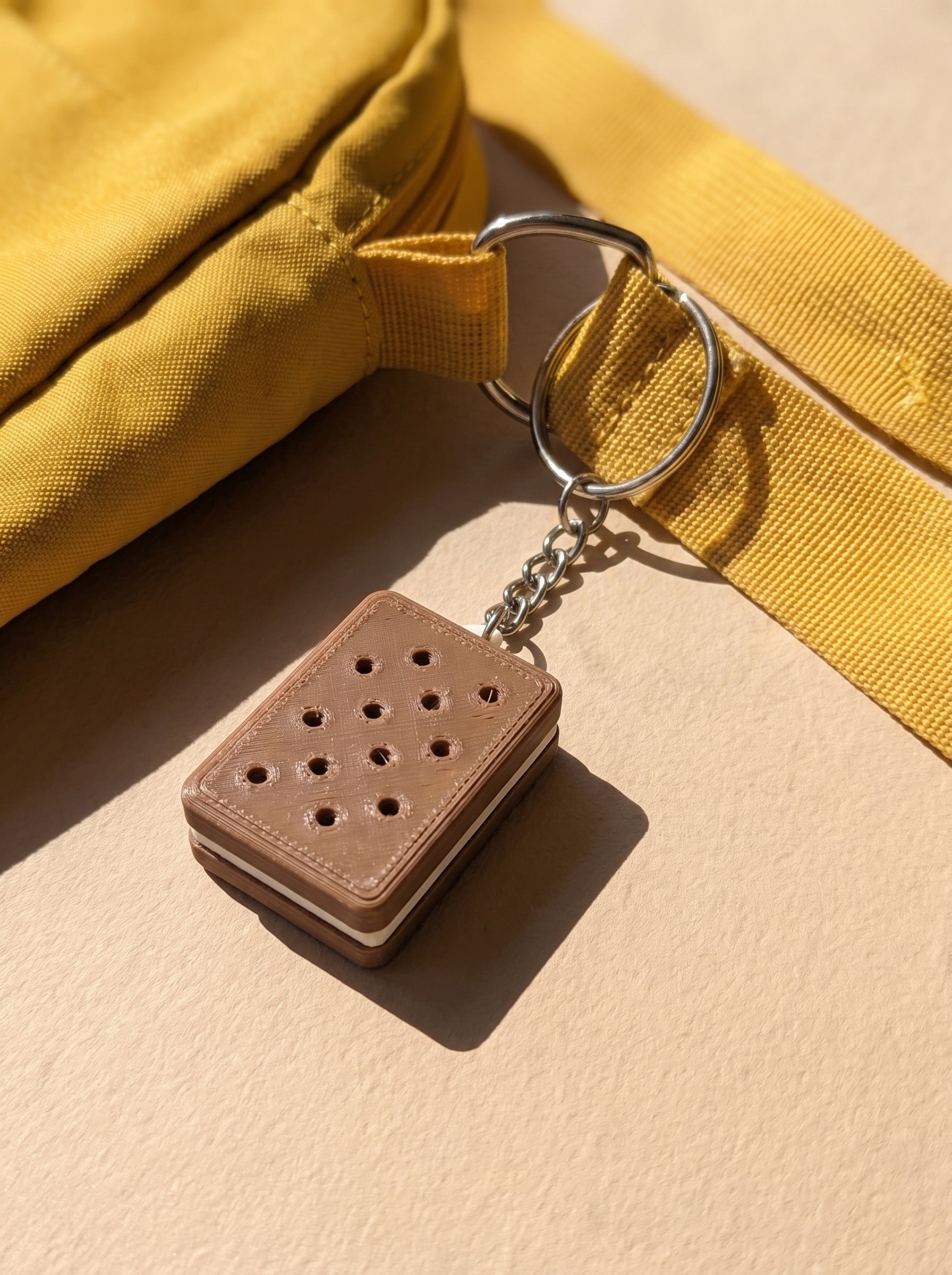 Ice Cream Sandwich Keychain