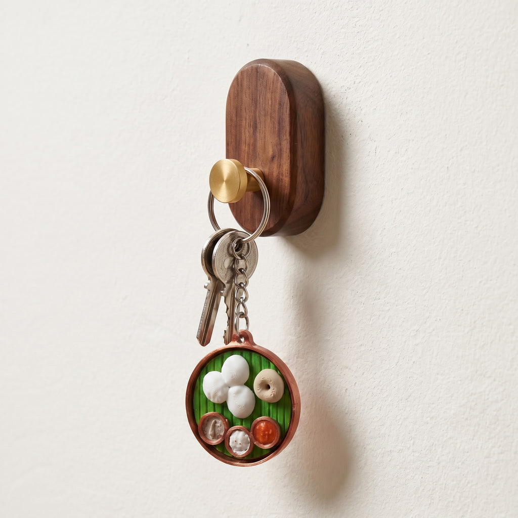 Idli Vadai Chutney Keychain