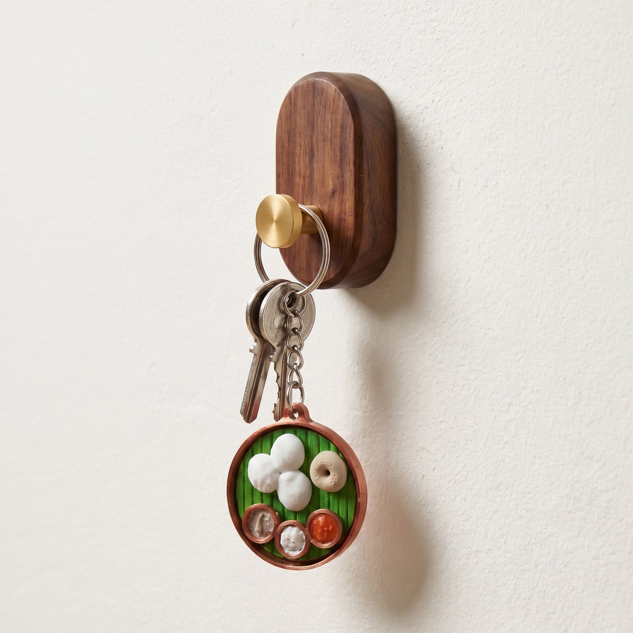 Idli Vadai Chutney Keychain