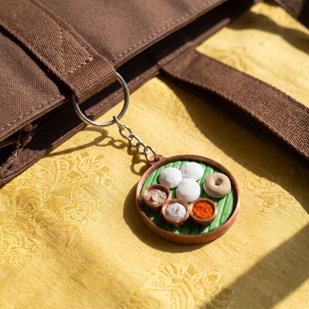 Idli Vadai Chutney Keychain
