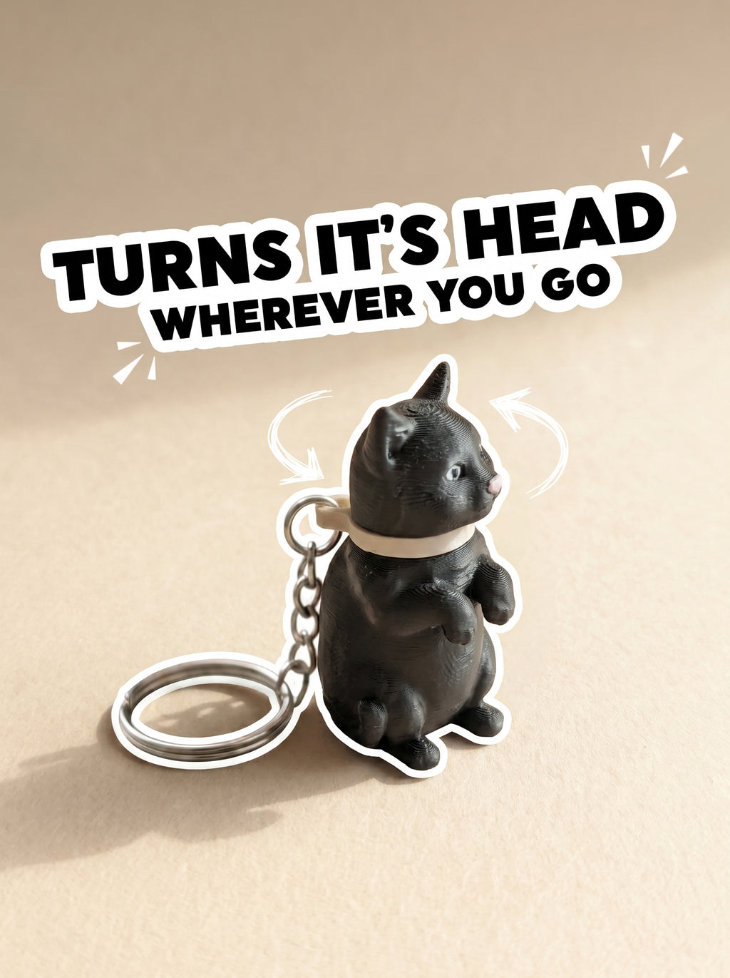 Kitty cat Keychain