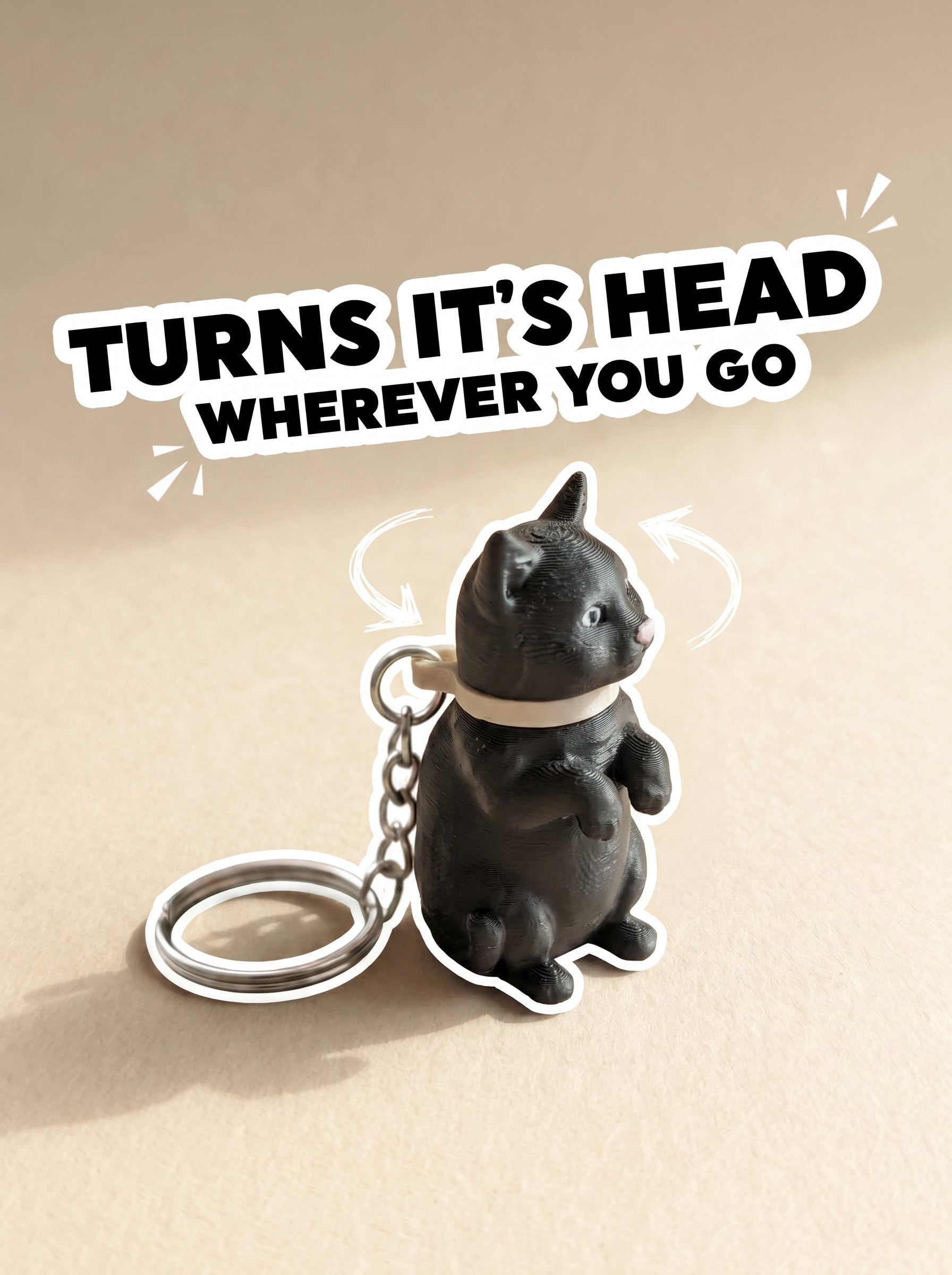 Kitty cat Keychain