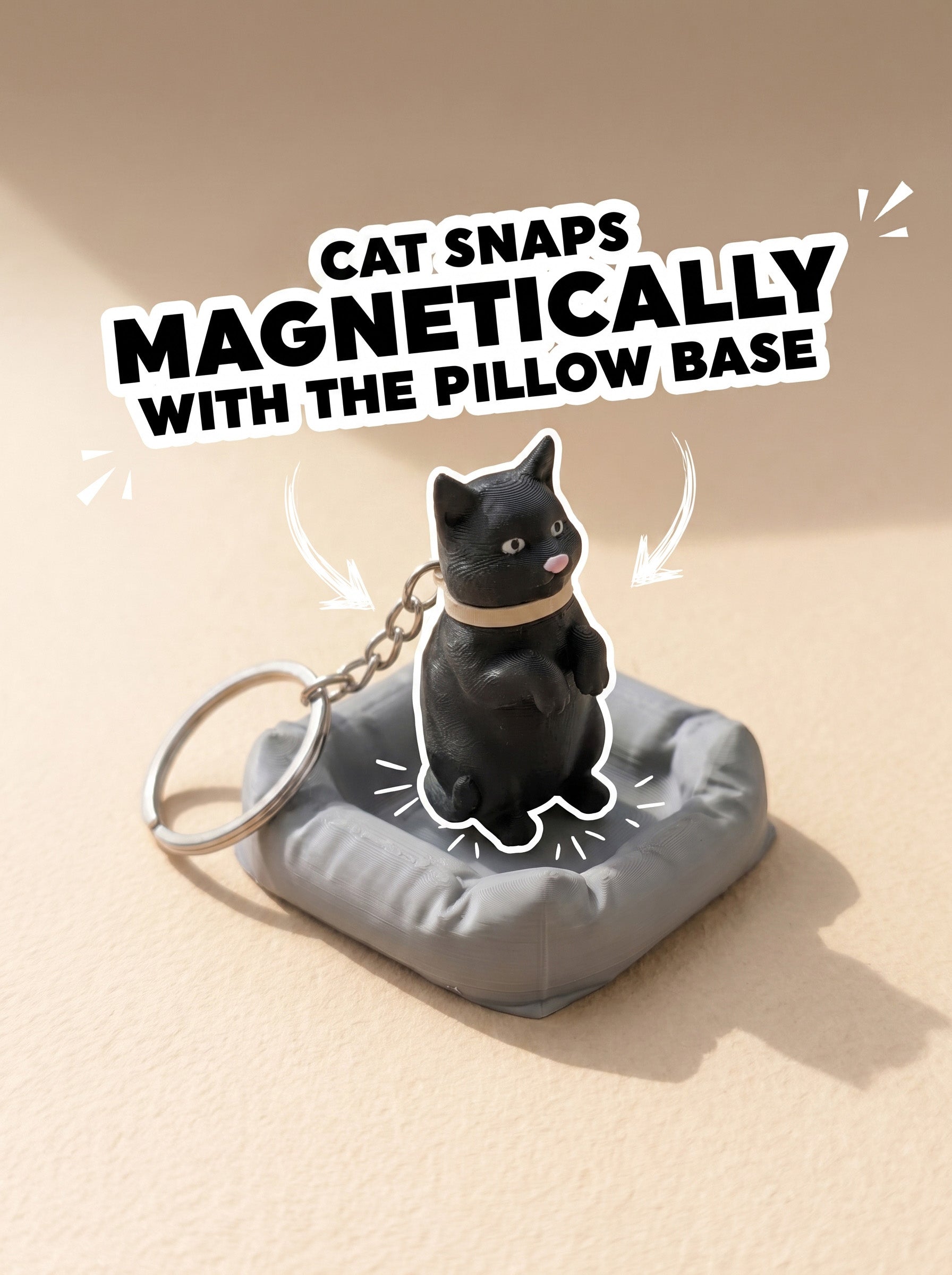 Kitty cat Keychain