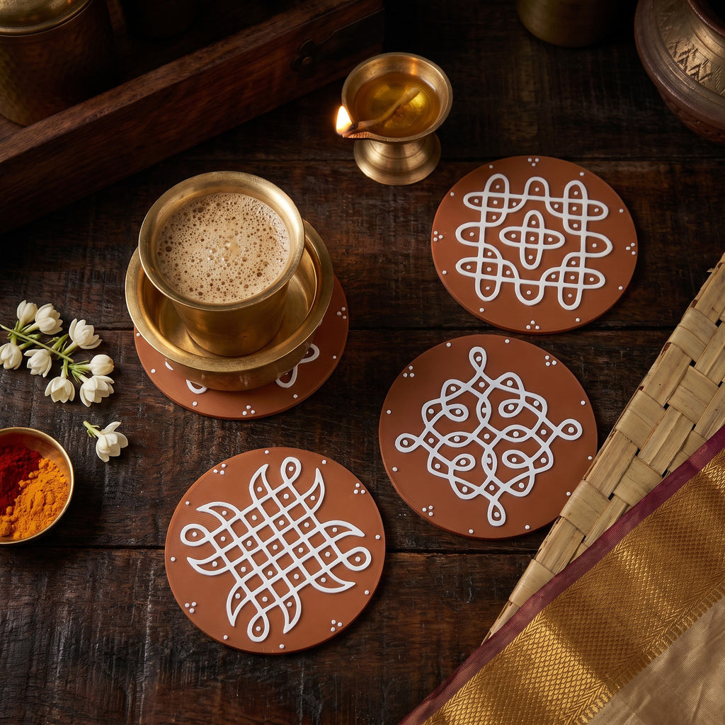 Kolam Coaster Set of 4