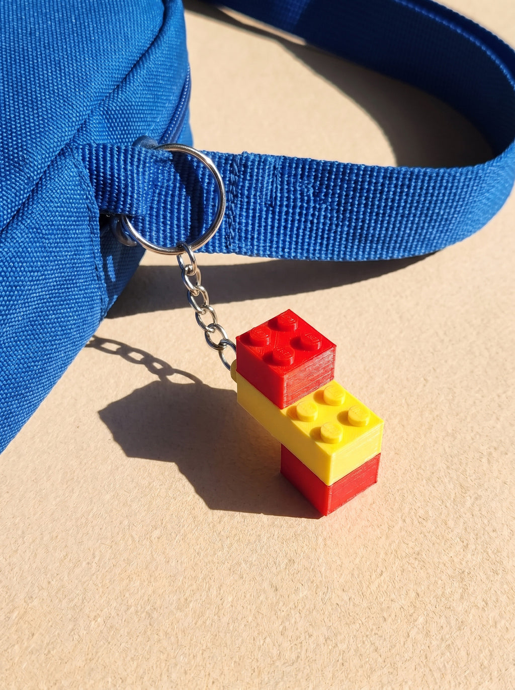 Lego Block Keychain