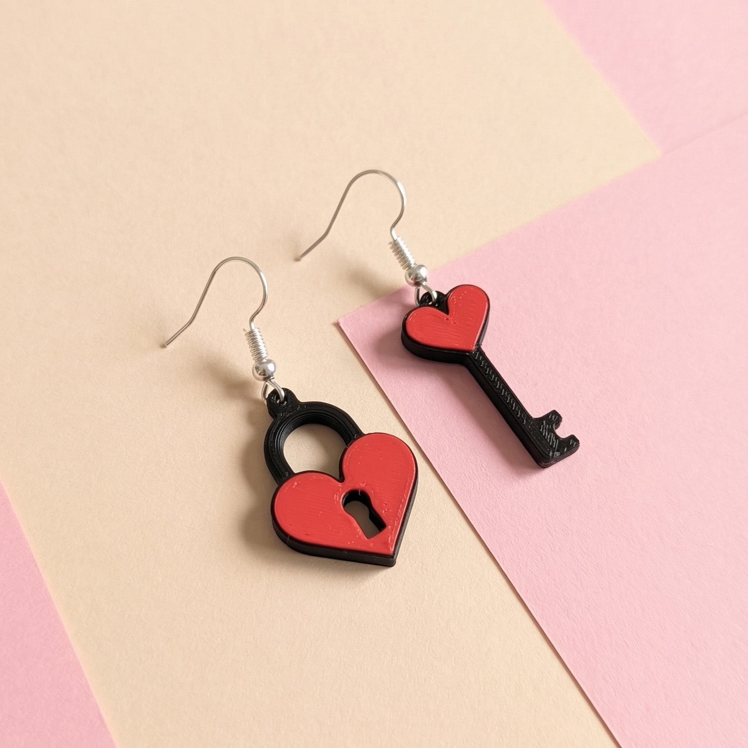 Lock & Key Earrings