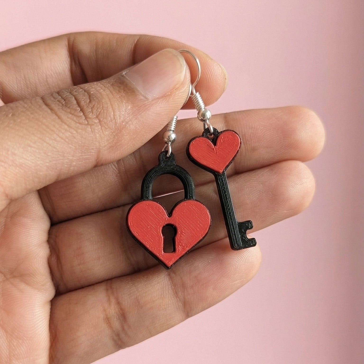 Lock & Key Earrings