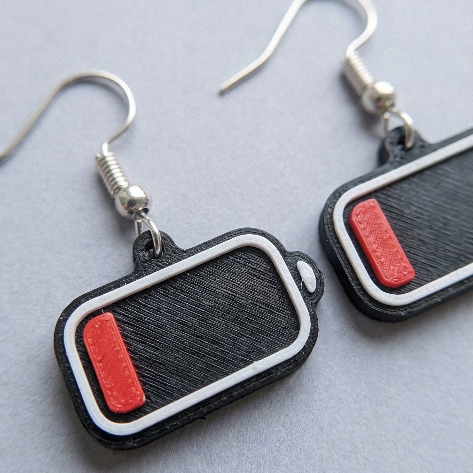 Low Battery Earrings