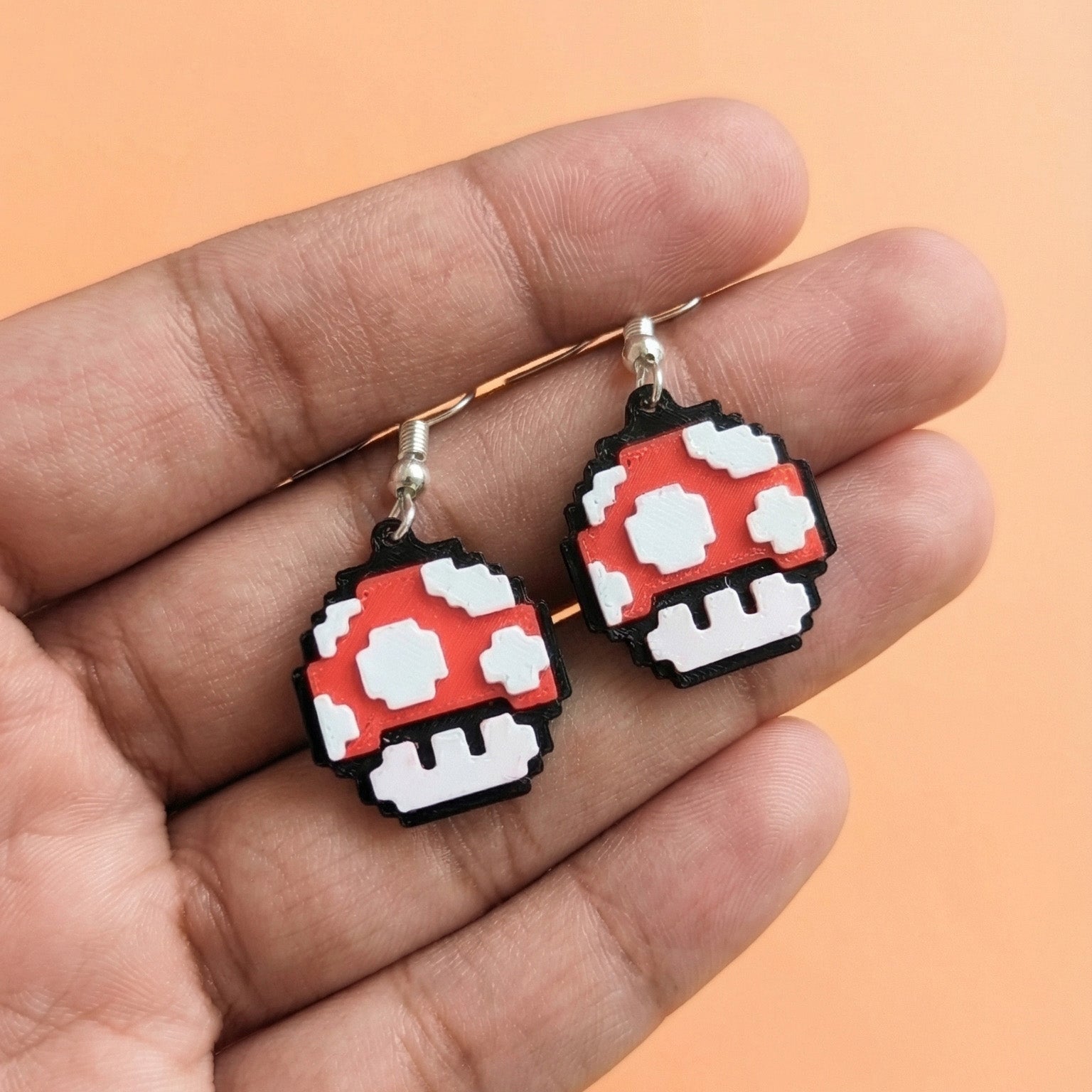 Mario Mushroom Earrings