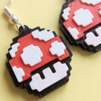 Mario Mushroom Earrings