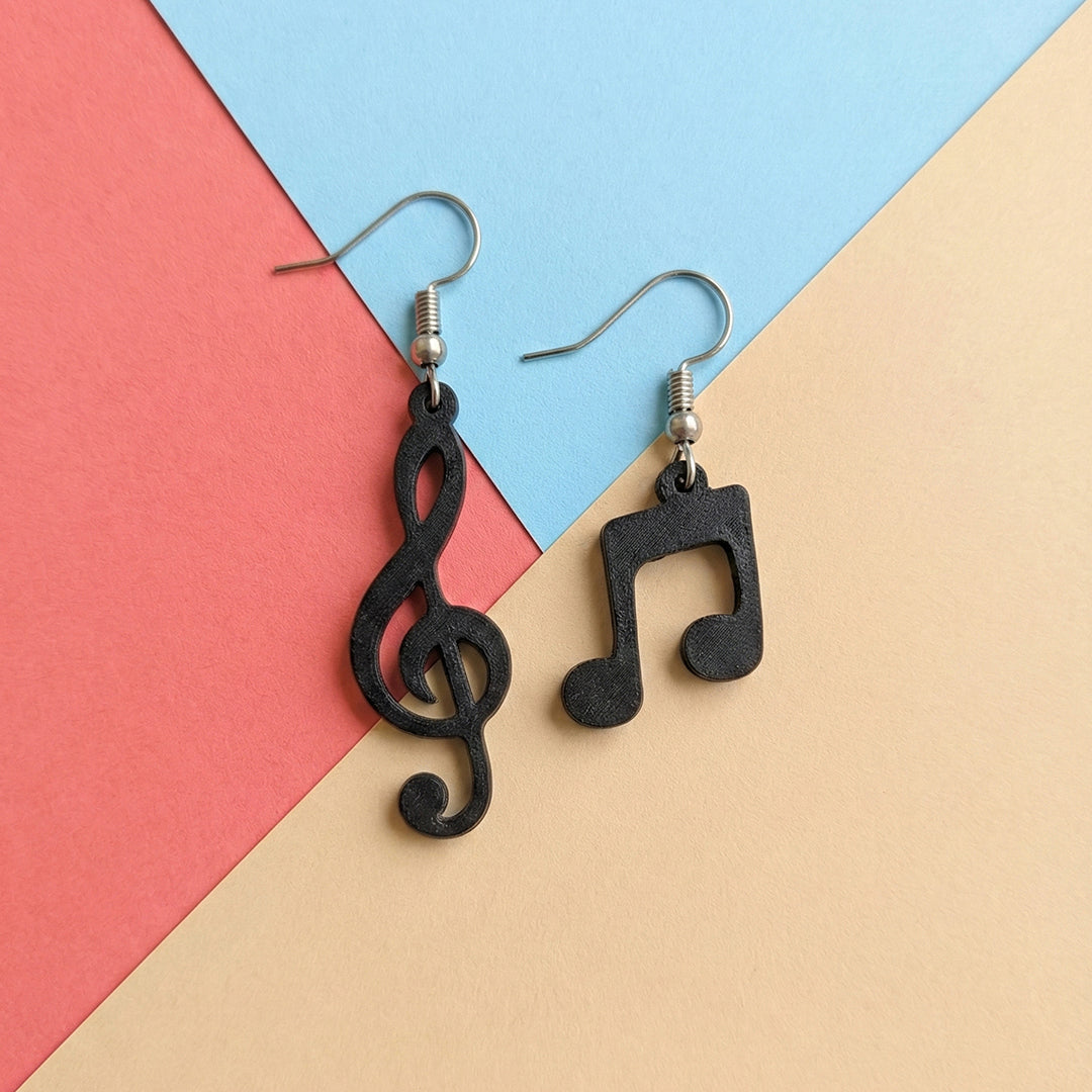 Melody Note Earrings