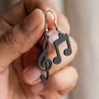 Melody Note Earrings