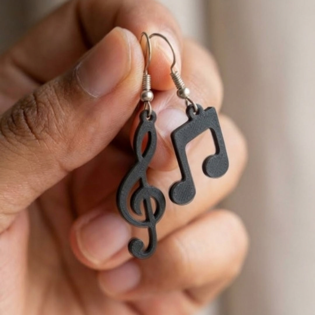 Melody Note Earrings