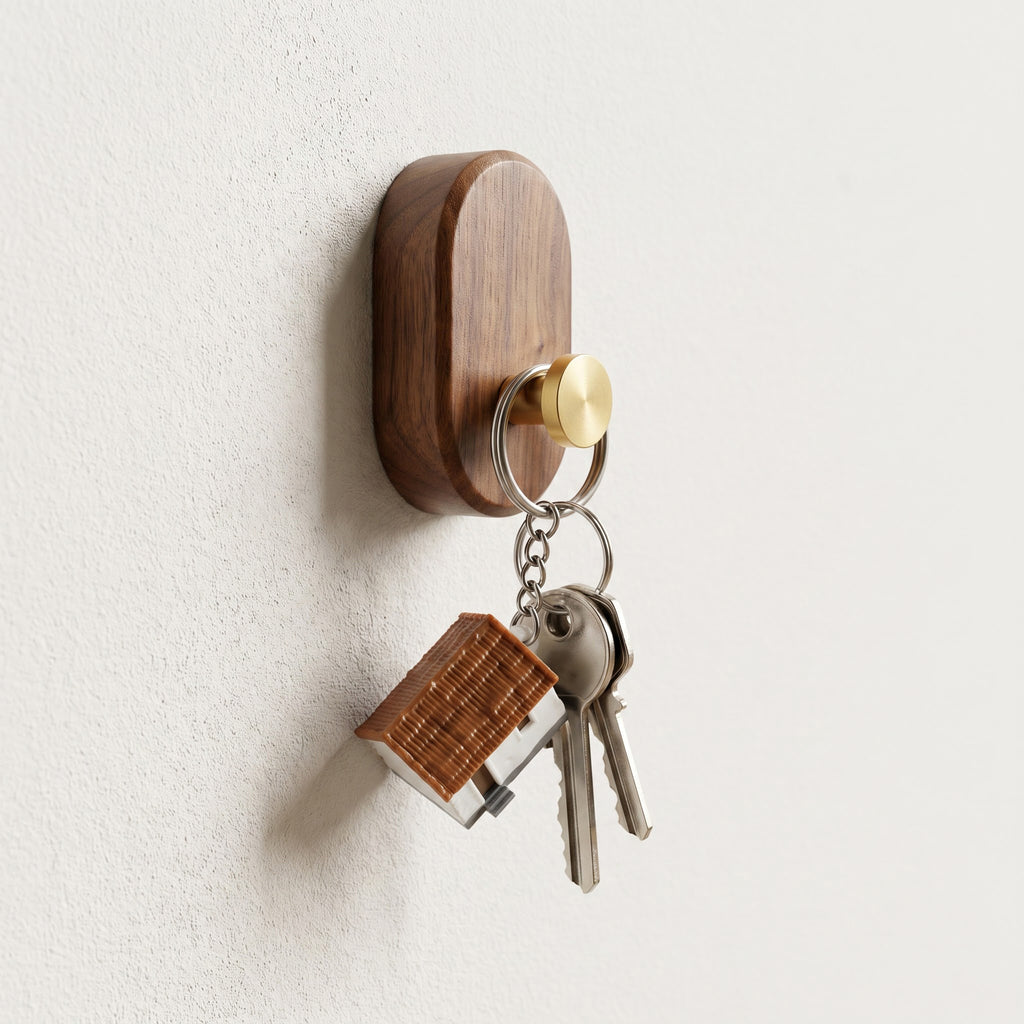 Oodu Veedu Keychain (Traditional Tiled House)