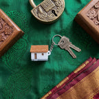 Oodu Veedu Keychain (Traditional Tiled House)