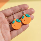 Orange Earrings