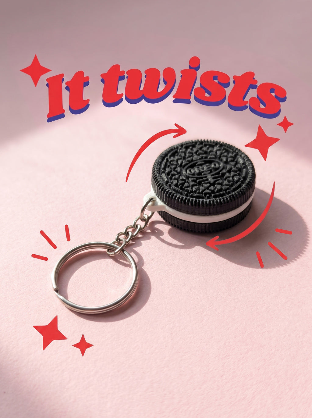 Oreo Keychain