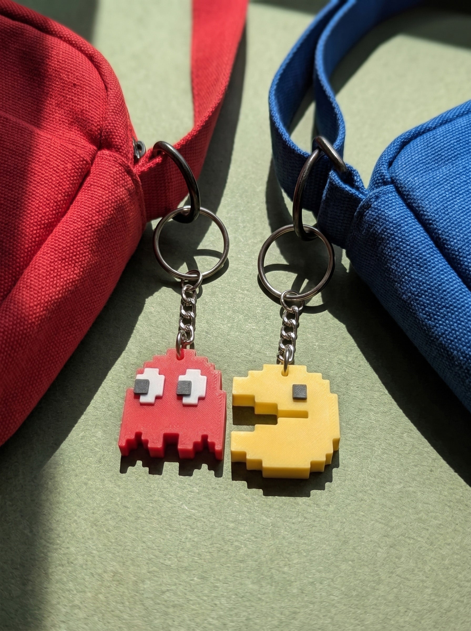 Pac Man Keychain