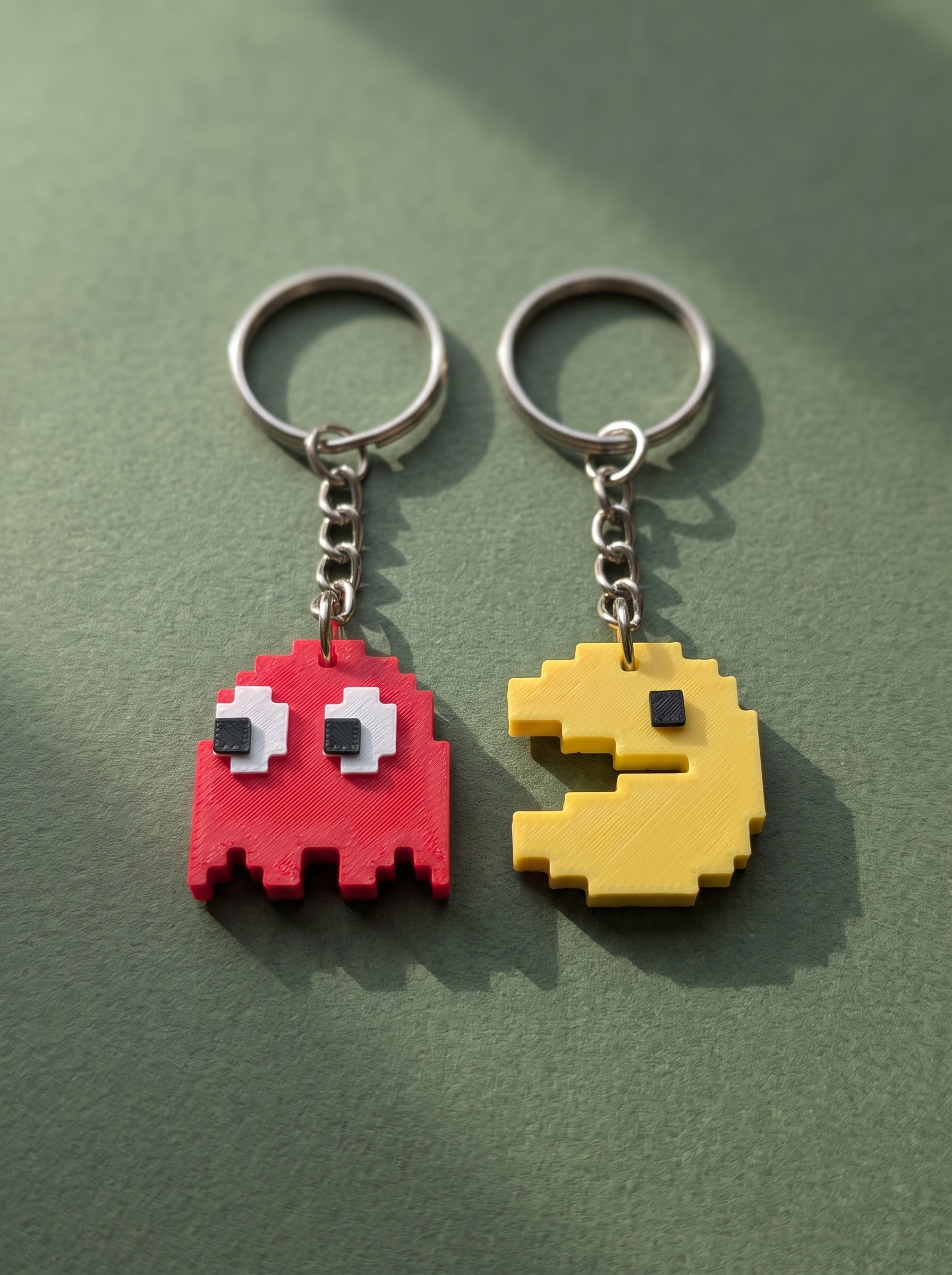 Pac Man Keychain