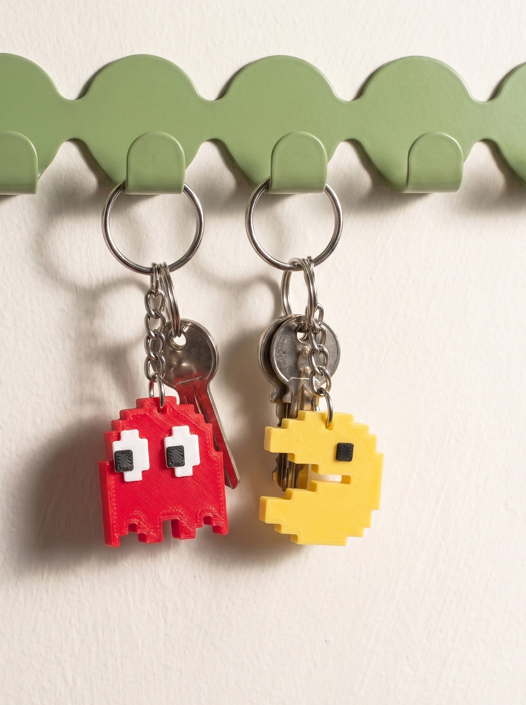 Pac Man Keychain
