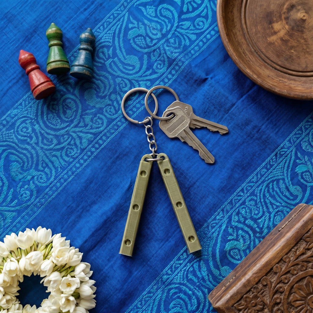 Pagadai Keychain (Traditional Dice)
