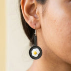 Pan Fried Egg Earrings