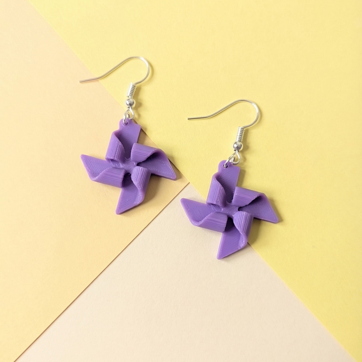 Paper Chakra Earrings