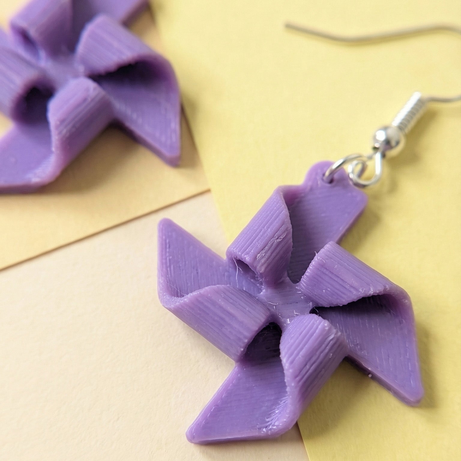 Paper Chakra Earrings