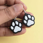 Paw Print Earrings