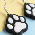 Paw Print Earrings