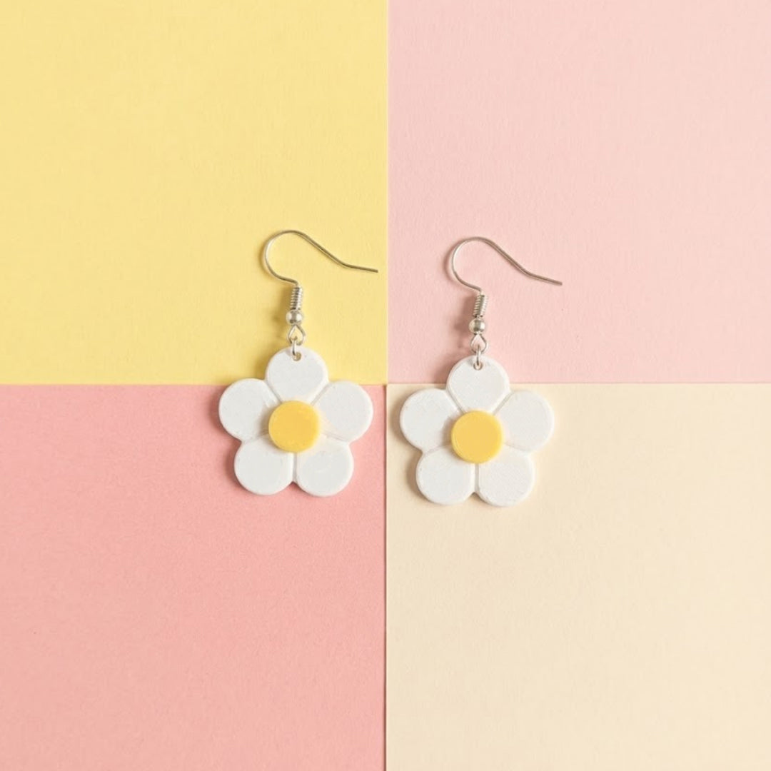 Petal Daisy Earrings