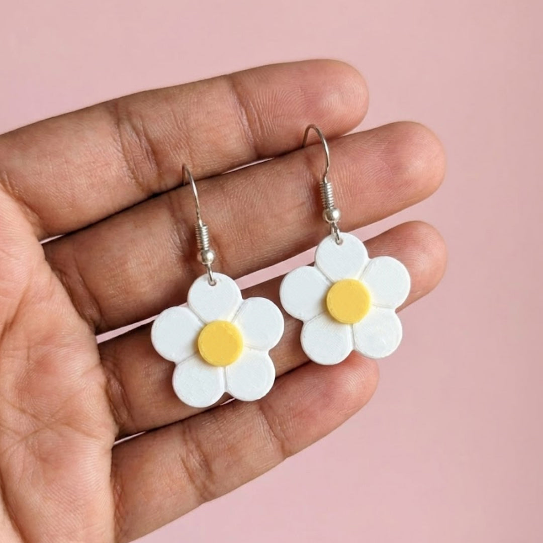 Petal Daisy Earrings