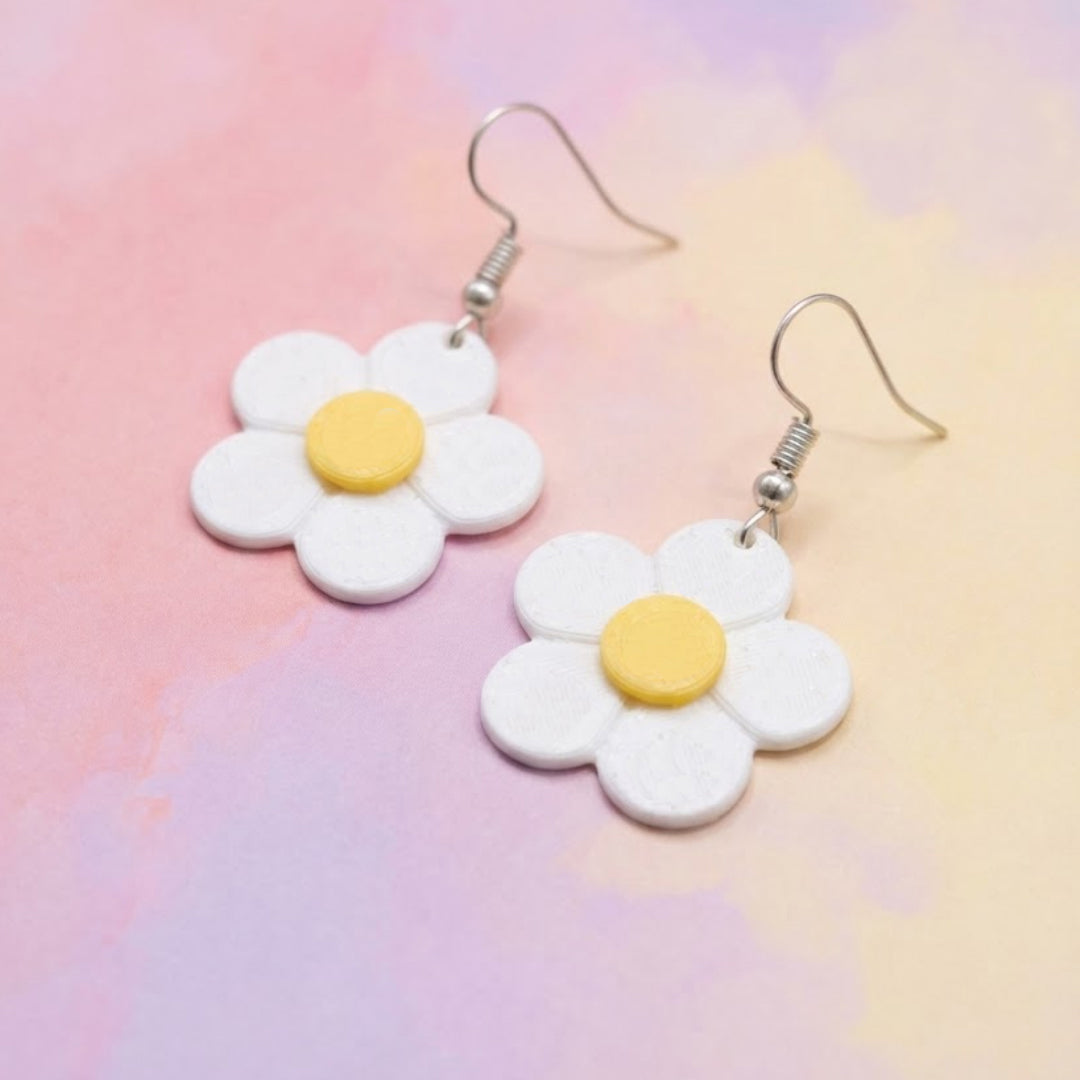 Petal Daisy Earrings