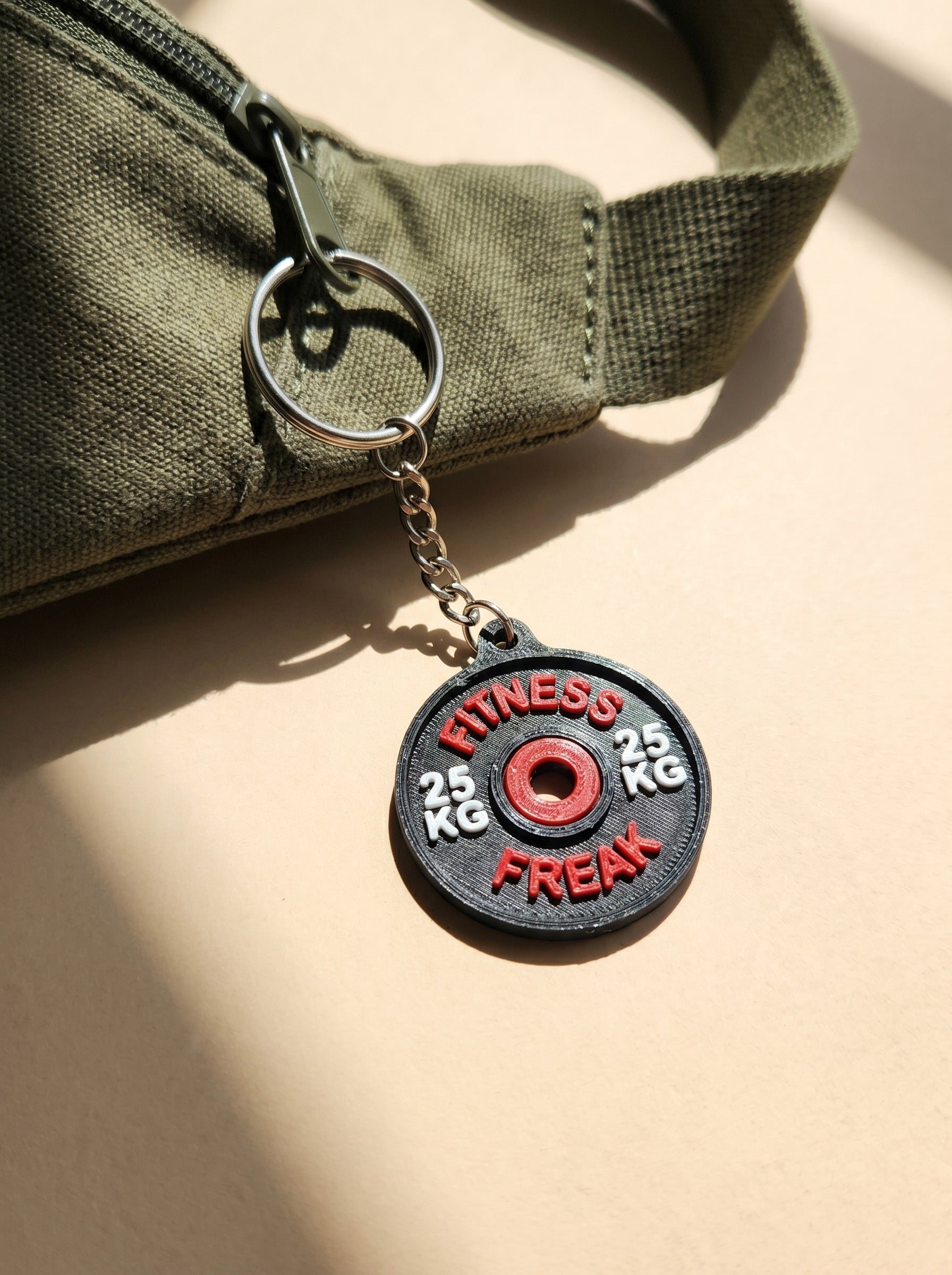 Weight Plate Keychain