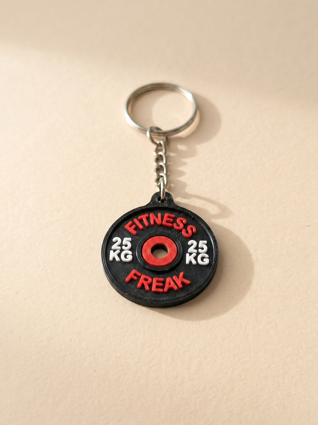 Weight Plate Keychain