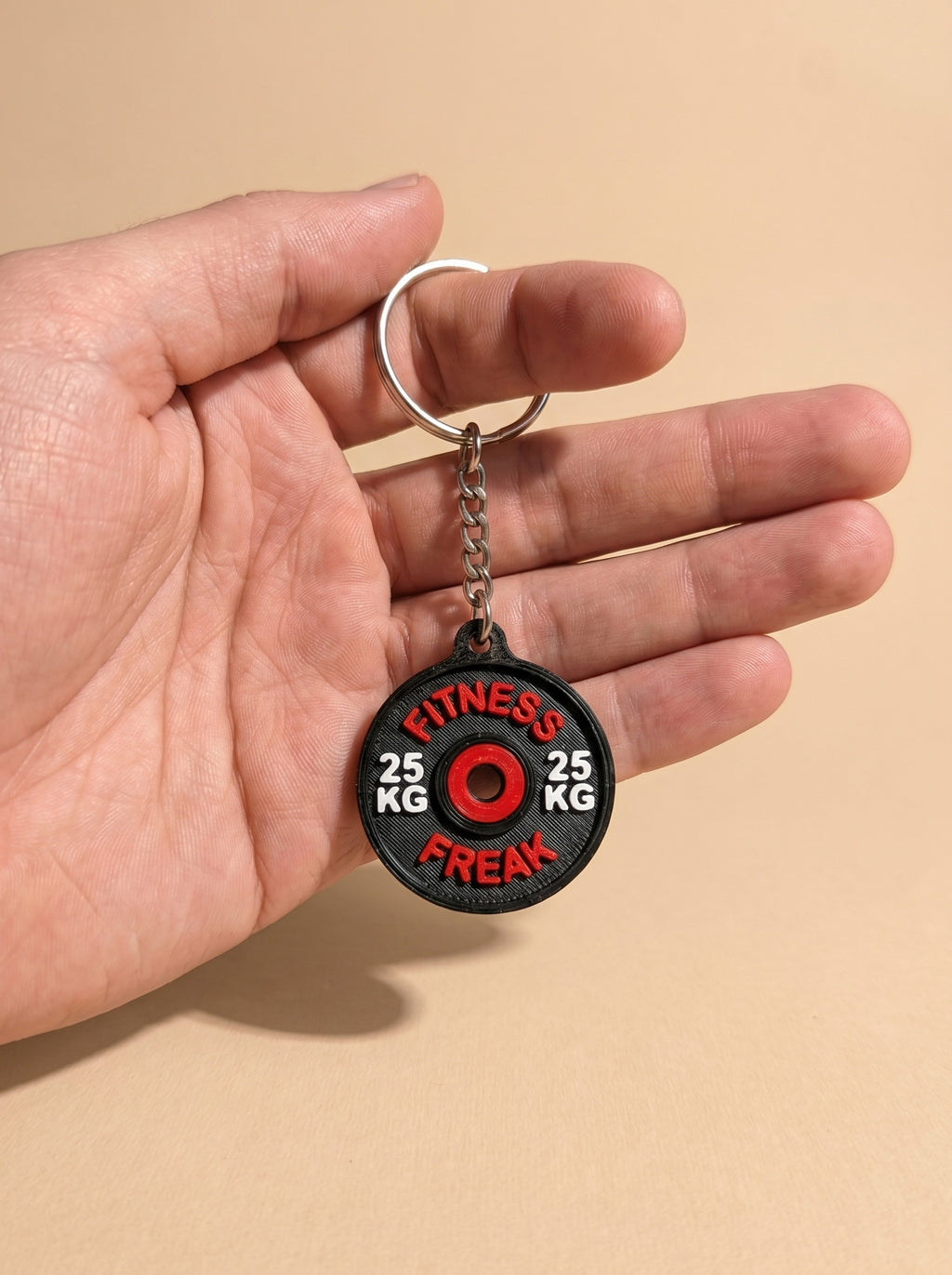 Weight Plate Keychain